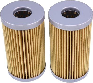 2PCS Fuel Filter 3702815M1 33507 Compatible with Massey Ferguson 1125 1140 1145 1165 1240 1250 Ford New Holland 1910 2110 1900 2120 1920