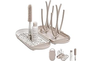 Supreme Travel Drying Rack and Brush for Utmost Sanitation During Trips
