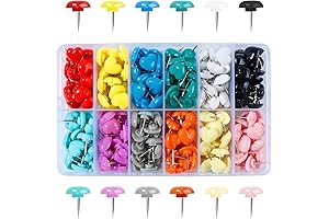 12-Color 240-pc VAPKER Heart Push Pin Value Pack Pin-Pals