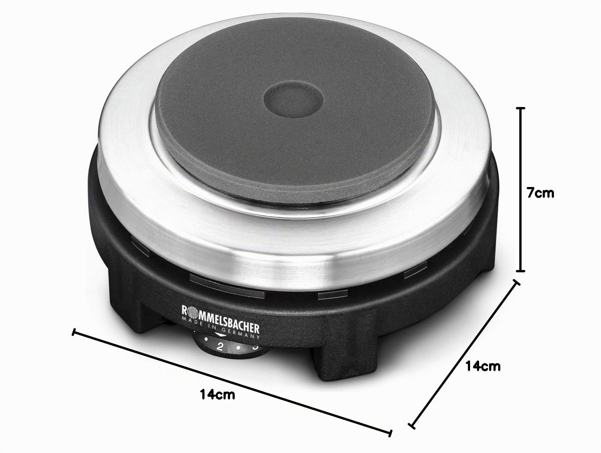 Rommelsbacher Petit Electroménager Plaque Cuiseur Riz Acier