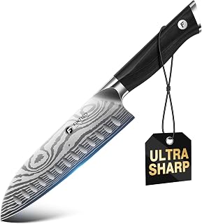 Santoku Knife 7 Inch with Sharp Japanese High Carbon Stainless Steel | Ultra Sharp Chef's Knife,New And Improved For 2026, Designed Specifically For American Kitchens,The Best Gift Choices