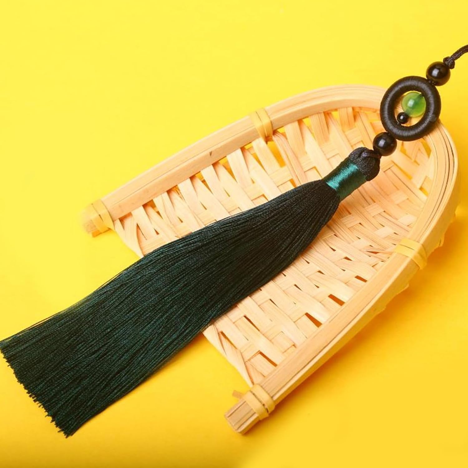 Elegant Polyester Taiji Swords Tassels for Martial Arts and Cultural Decoration Decorative Luck Beads Fringe Pendant