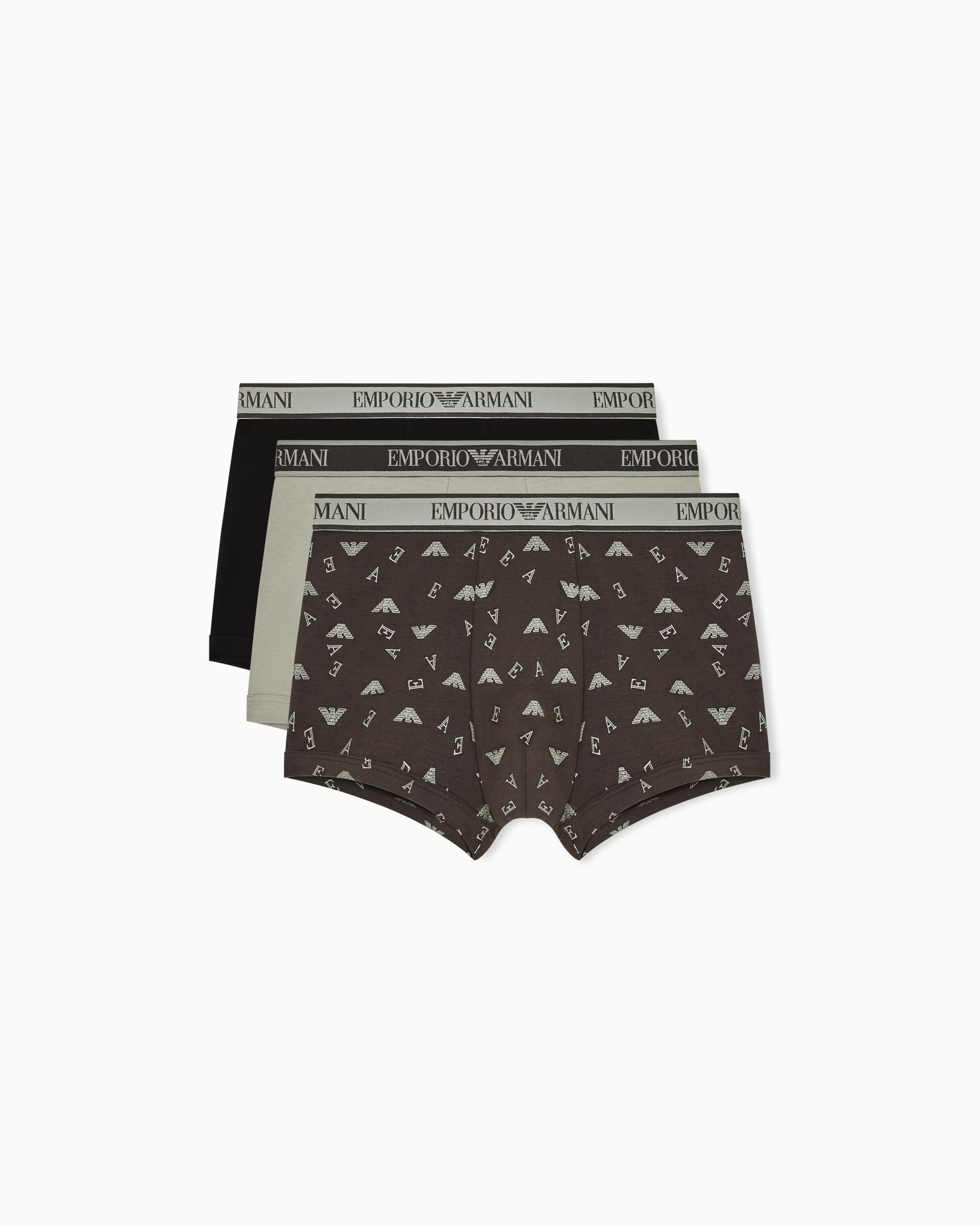 Emporio Armani 3-Pack Trunk Bermuda Uomo