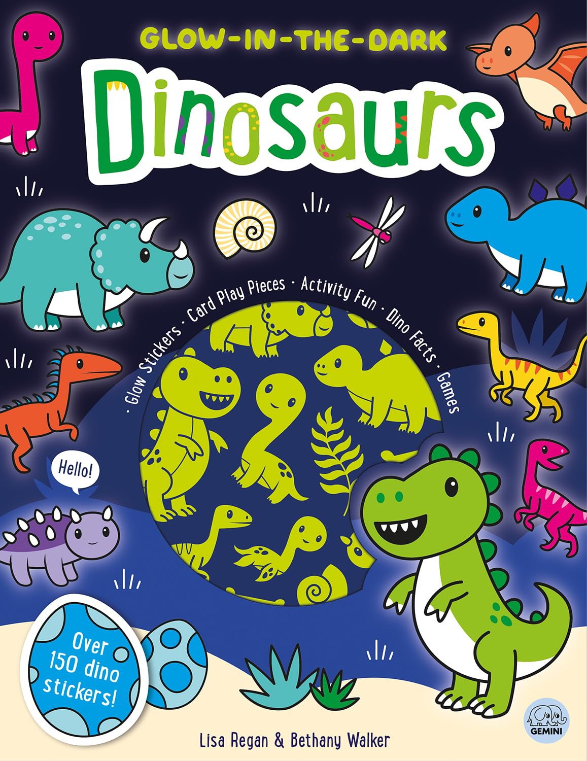 Glow-in-the-Dark Dinosaurs Sticker Activity Book (Glow-in-the-Dark Sticker Activity Book)