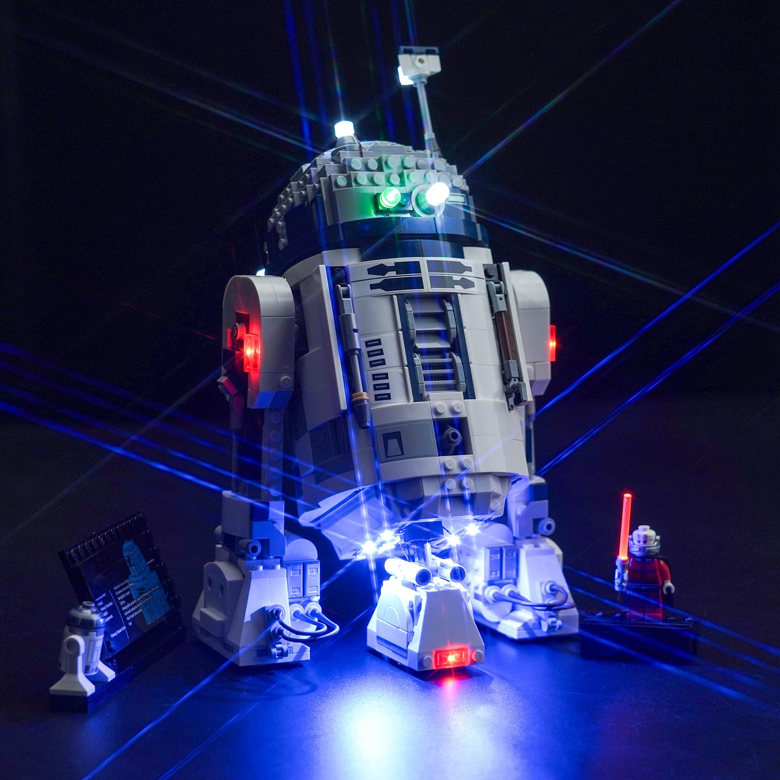 BrickBling LED Light Compatible with Lego R2-D2, Compatible with Lego 75379-No Model
