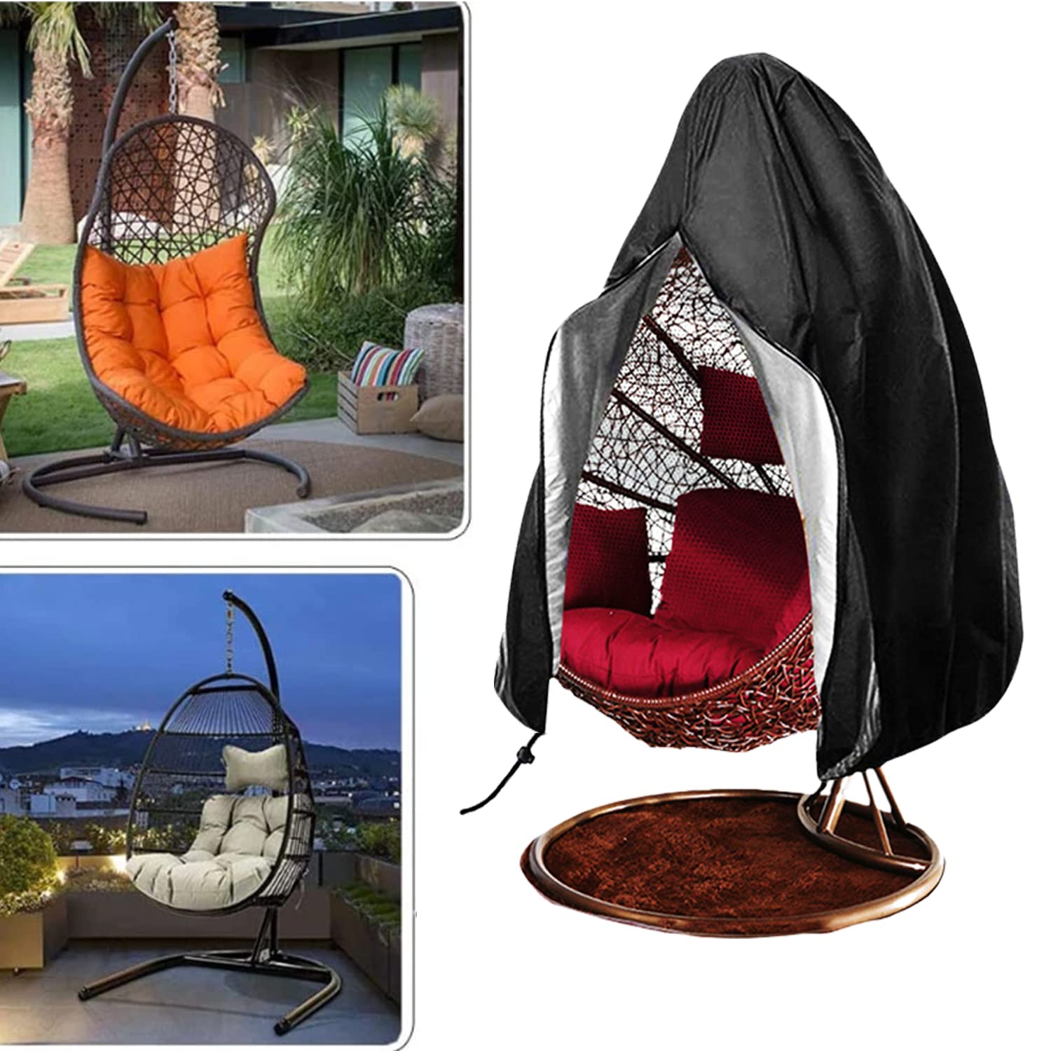 BicycleStore Housse De Chaise En Forme D'œuf, 240 X 200 Cm, Imperméable