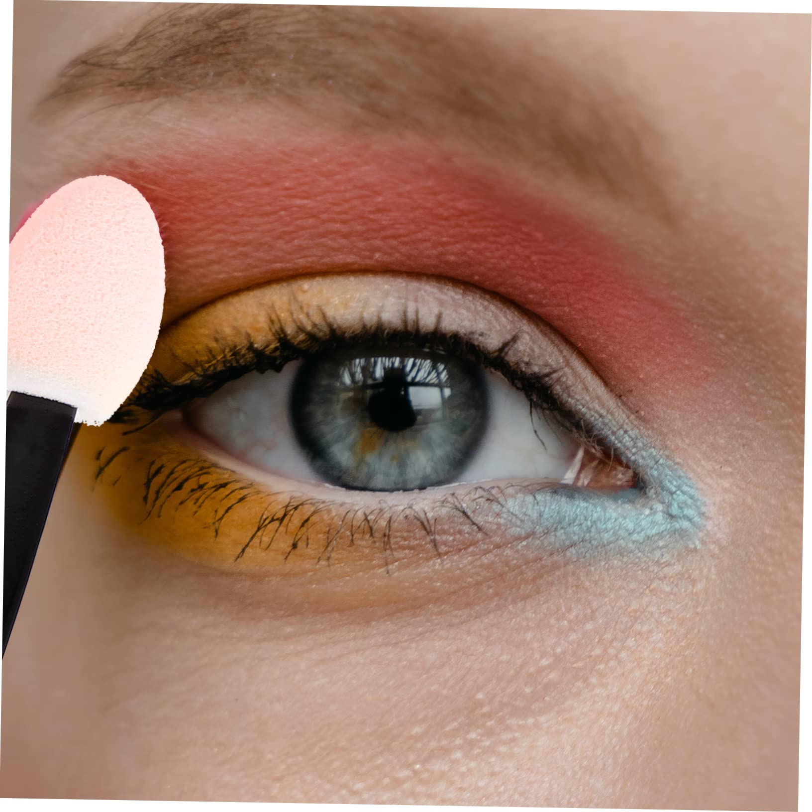 Didiseaon Makeup Sponge Dual-side Eyeshadow Applicator for Cosmetics Easy to Use