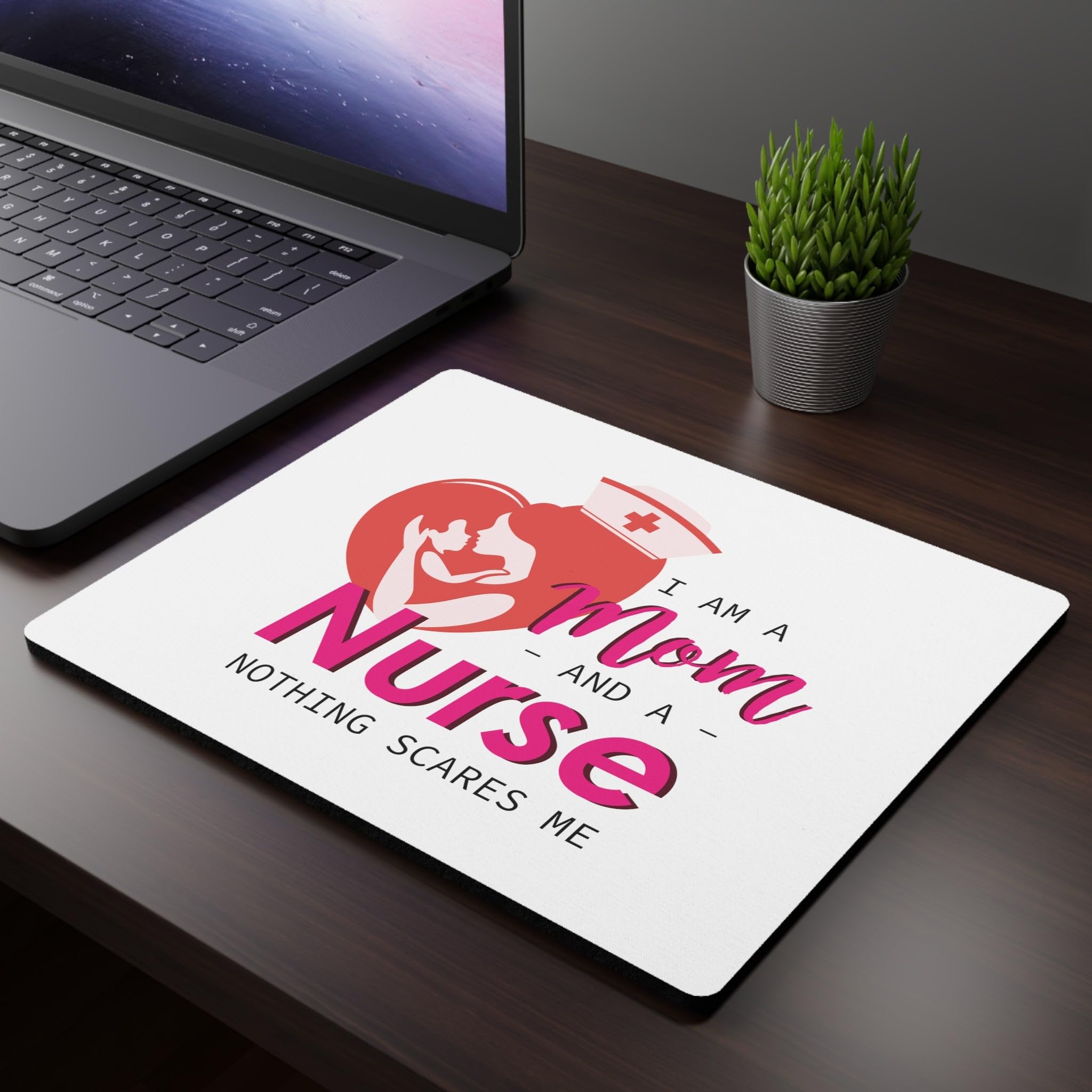 Tappetino Per Mouse 'I'm A Grumpy Old Nurse' | Divertente Regalo Per Infermieri | 260x210mm | Base Antiscivolo