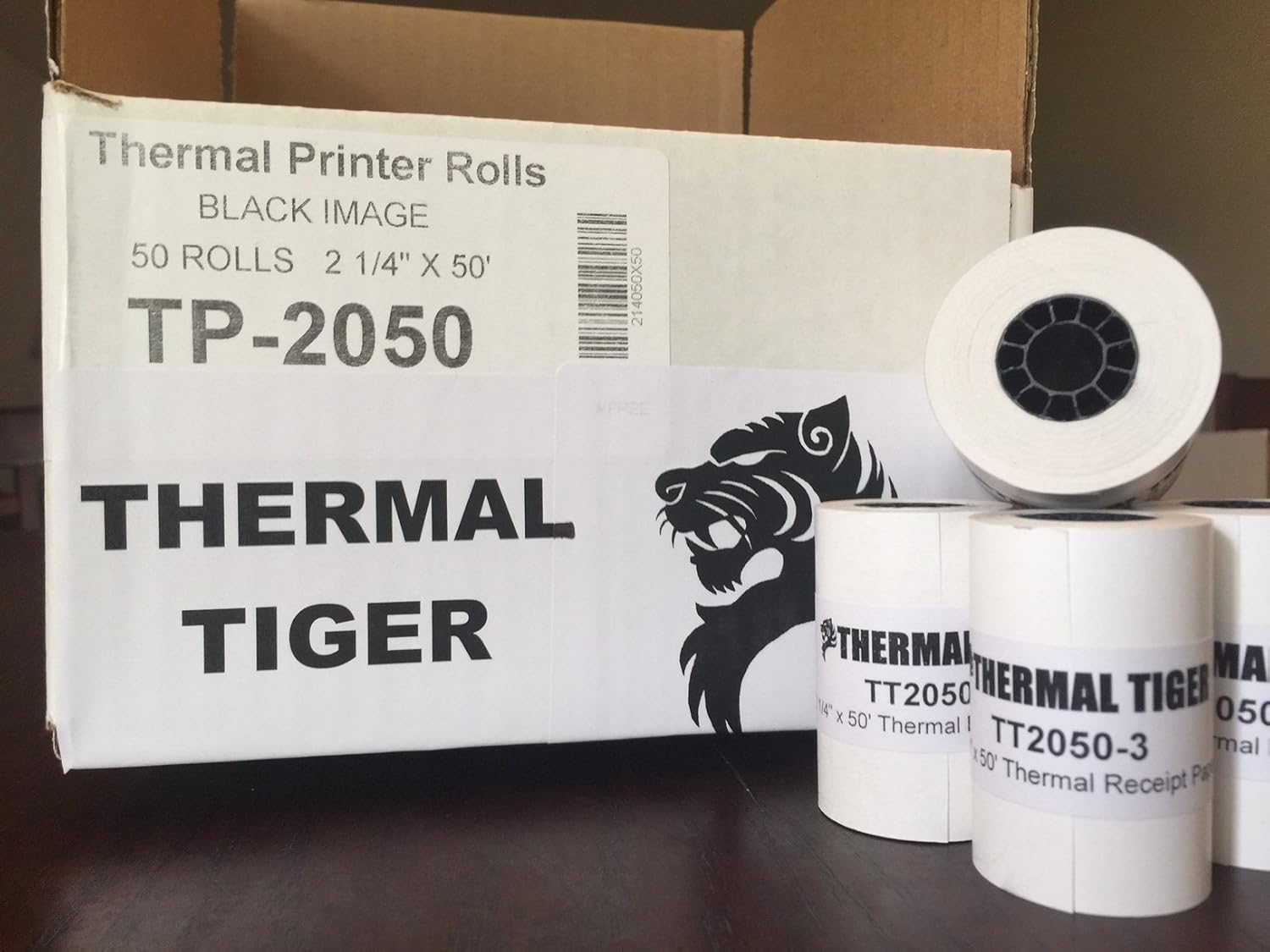 2 1/4 x 50 ULTRA SAVER PACK Thermal Receipt Paper POS Cash Register Ingenico (500 Rolls) *Thermal Tiger Brand*