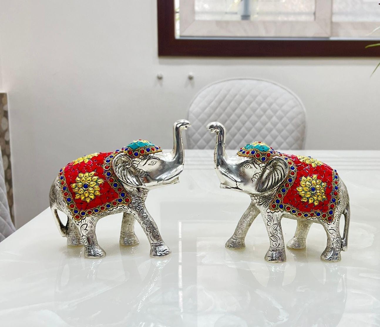 Buy MISHITA COLLECTIONS Small Size German Silver Up -Trunk
