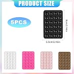 5 Pcs Silicone Phone Suction Mount, Strong Holder Case Adhesive Mount Sticky Cup Phone Grip Accessories Compatible for iPhone Android Selfies and Videos (Colorful 2)