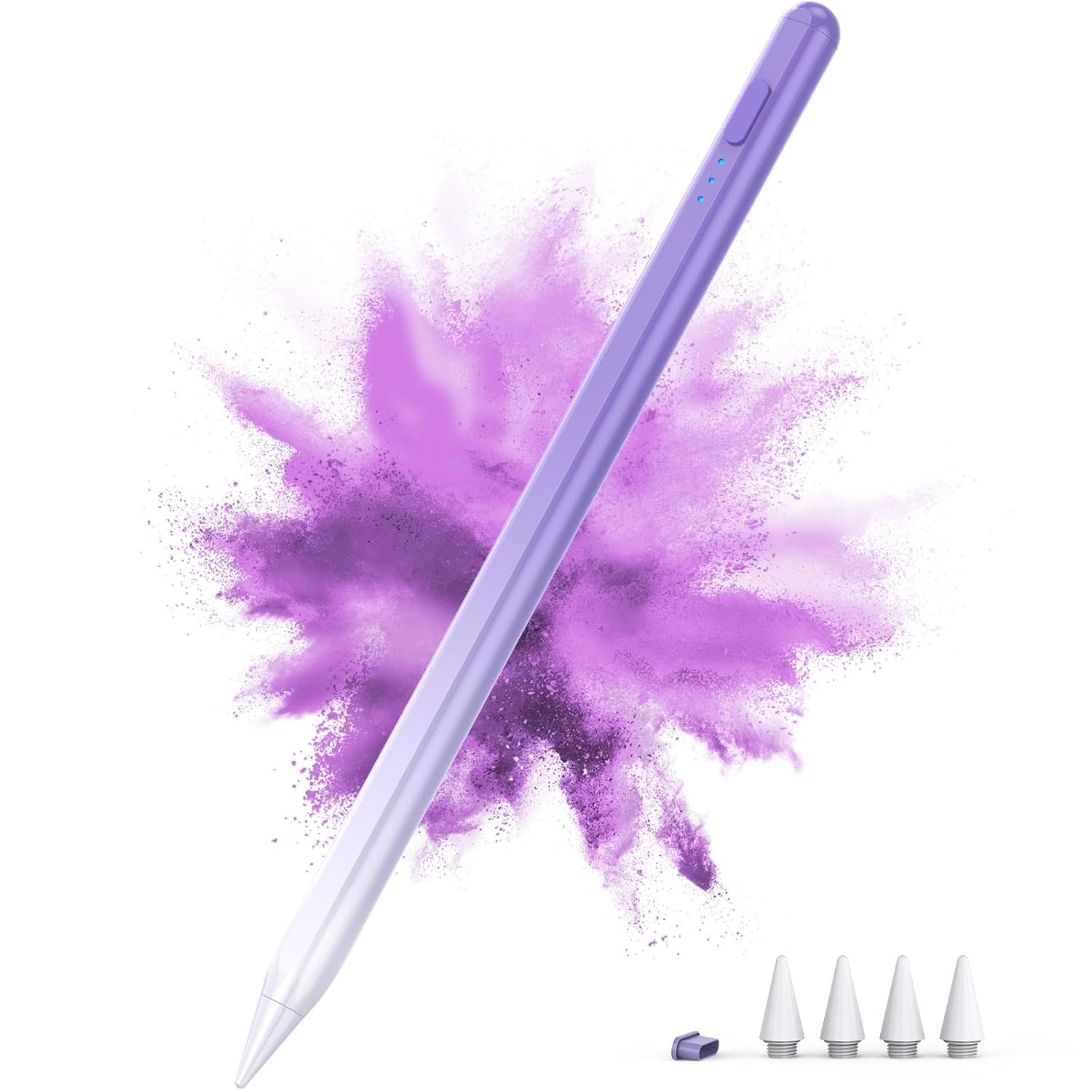 DEGGE Stylus Pen for iPad 2018-2025 15Mins Fast Charge for Apple Pencil Palm Rejection Compatible with iPad A16