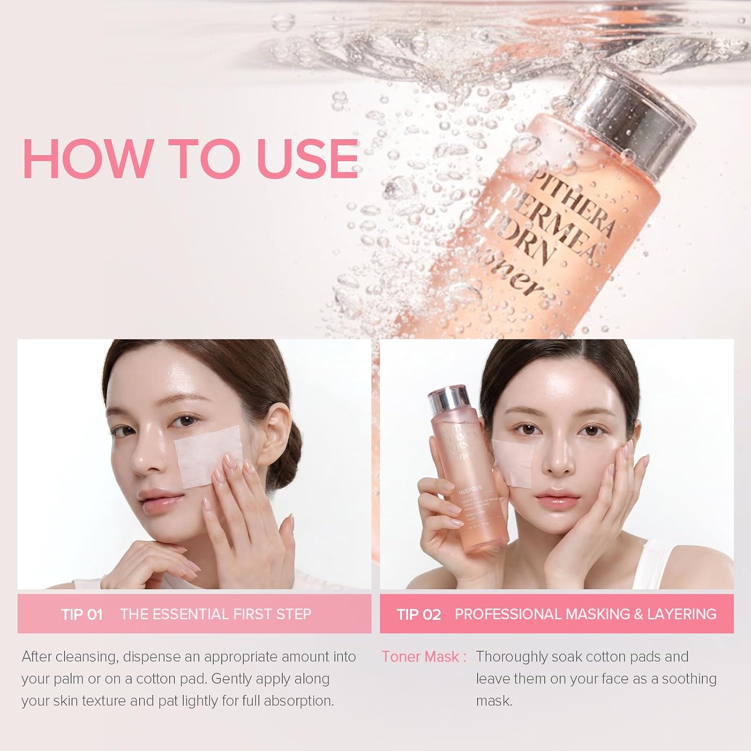Hydrating PDRN Toner with Salmon DNA 10,000ppm, Korean Face Toner for Skin Barrier Repair & Glass Skin Glow, Hyaluronic Acid, 6.76 fl oz (200ml)