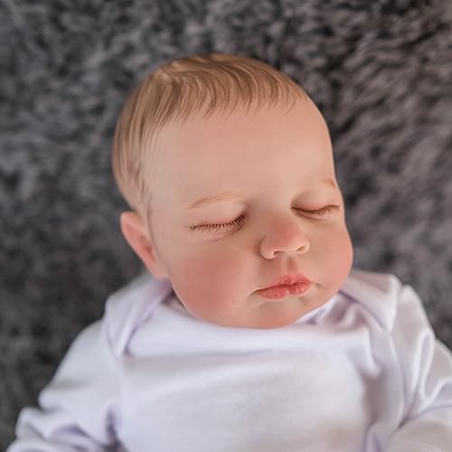 Miniatura 4 de iCradle Muñeca realista de 20 pulgadas, muñecas de bebé recién nacidas, cuerpo pesado, el mejor regalo para cumpleaños
