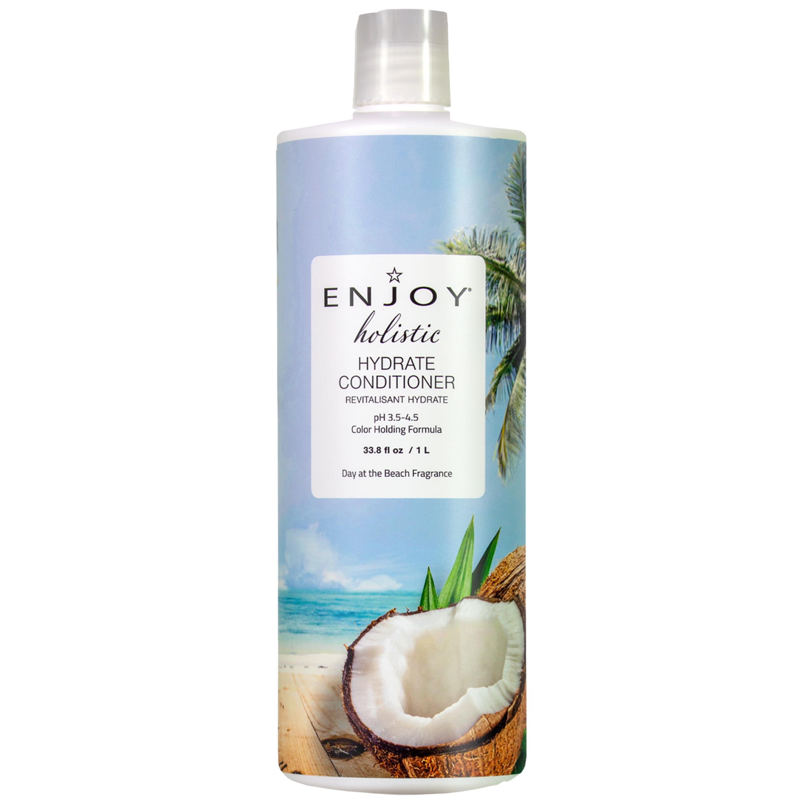 Enjoy Holistic Hydrate Conditioner - Protein-Infused Nourishing Treatment for Damaged Hair - Softens & Detangles - Sulfate & Paraben Free - Bergamot &