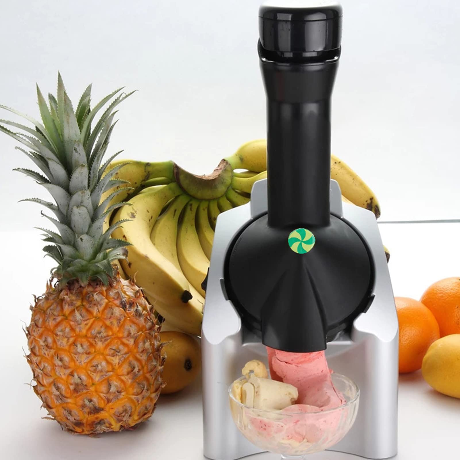 Gelatiera Frutta Congelata, DIY Sorbetto Da Servire Morbido Sano, Frullato, Dessert, Yogurt Gelato, Senza BPA, Senza Additivi E Coloranti Artificiali, Macchina Gelato Per Casa E Bambini