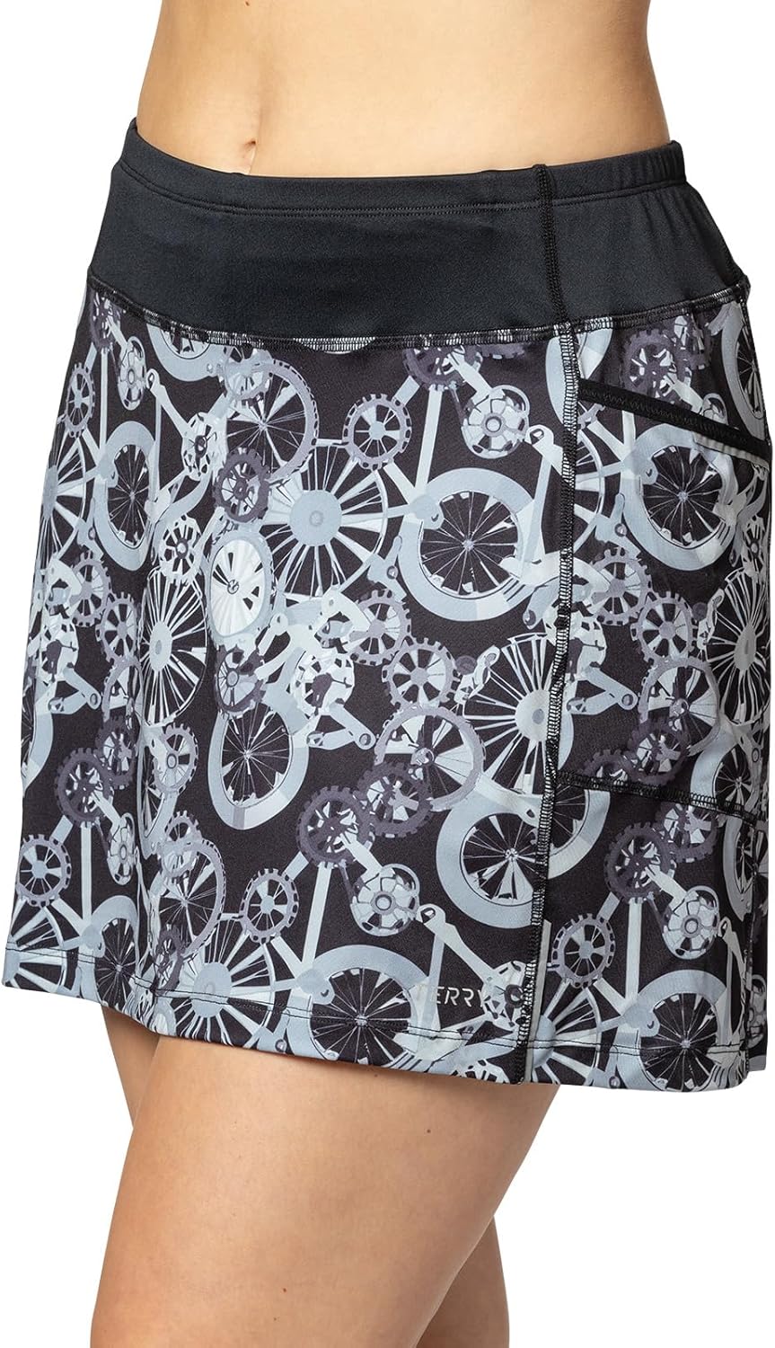 Terry Trixie Bike Skort for Women - All-in-one Cycling Skirt with Attached Padded Liner