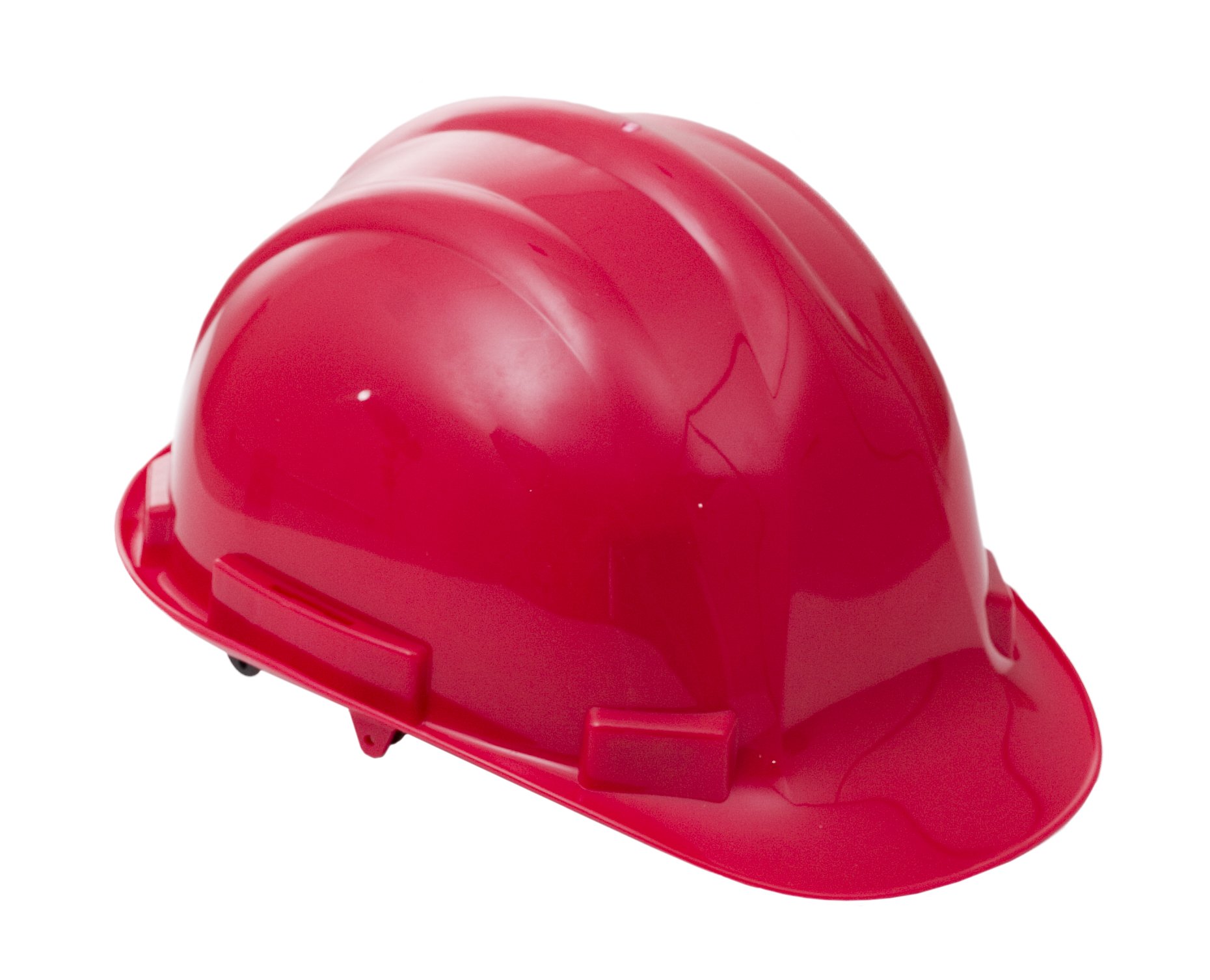 Chapeau de sécurité rouge Proforce Confort rigide sur votre chantier de maison