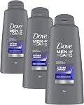 Dove Men+Care Oxygen Frais 2-in-1 Shampooing + Conditionneur pour supprimer l'huile et le résidu de charge d'oxygène avec caféine, 530 ML(Boîte de 2)