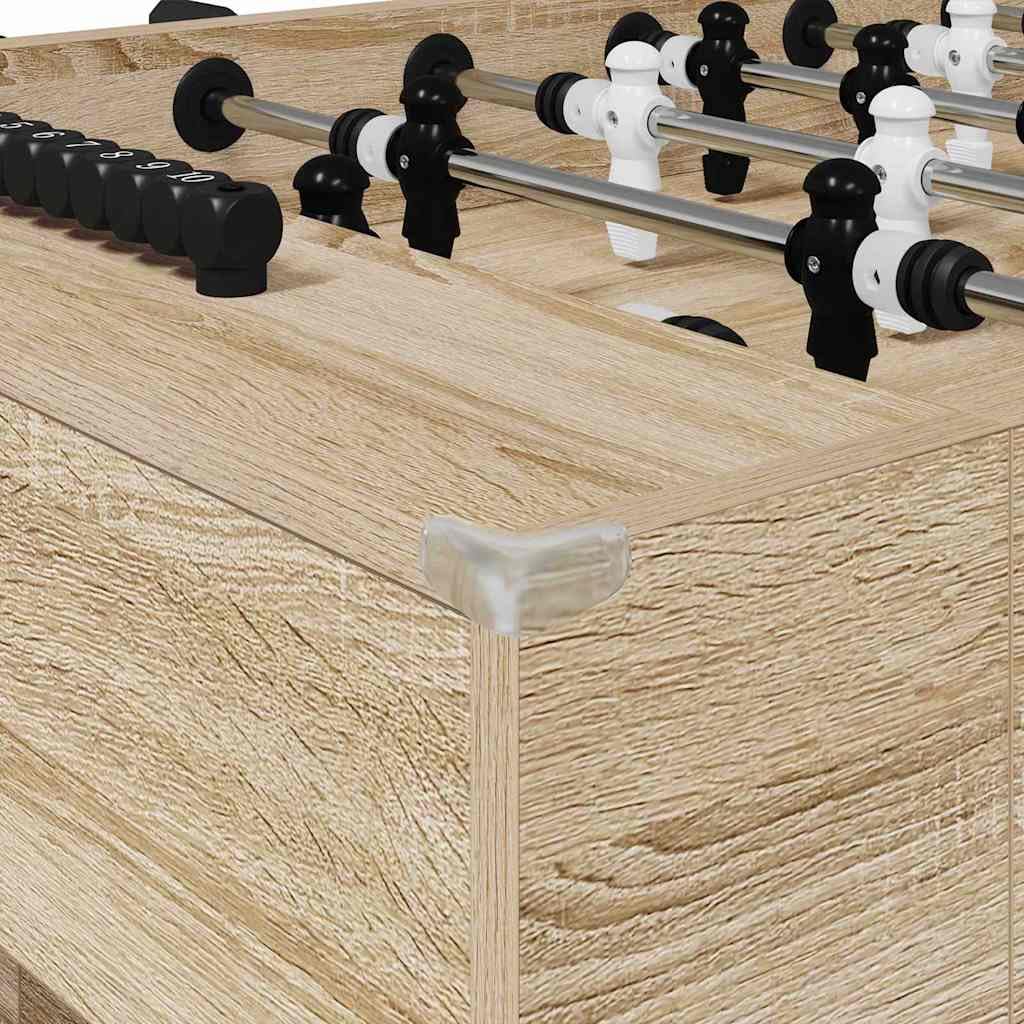 Genérico Mesa de Fútbol 2 pcs Roble Sonoma 146,5 x 74 x 85 cm,Deportes,Juegos de Interior,Futbolín,Mesas de futbolín-3378201