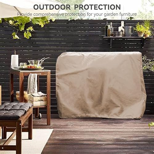Miniatura 6 de WNANAN Funda para mesa de preparación al aire libre, cubierta impermeable resistente para mesa portátil pequeña al aire libre, compatible con