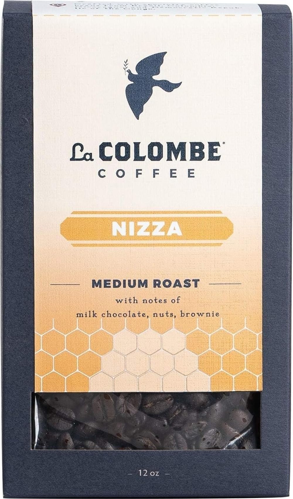 La Colombe Nizza Medium Roast Whole Bean Coffee - 12 Ounce (Pack of 4)