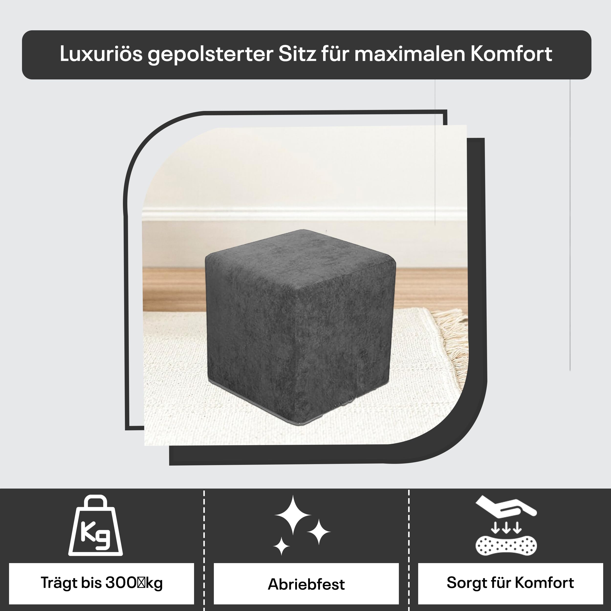 4myBaby GmbH Taburete (Anthracite)