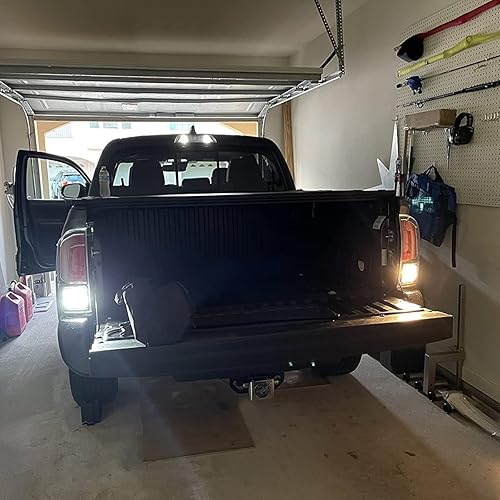 Miniatura 8 de Yoper Kit de luz LED para mapa de cúpula interior, compatible con placa de espejo de tocador Toyota Tacoma 2016-2021, blanco brillante 6000K