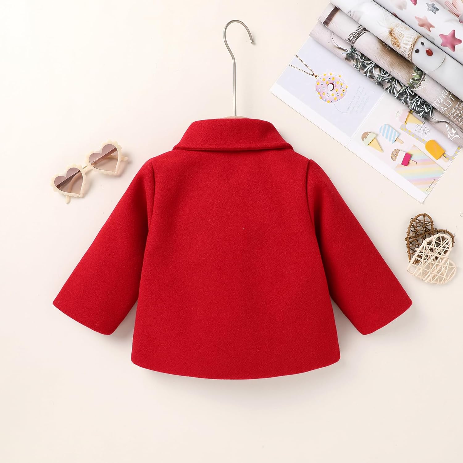 Baby Coats Fall Winter Kid Baby Girl Cloak Button Jacket Clothes Baby Outwear Clothes - Image 2