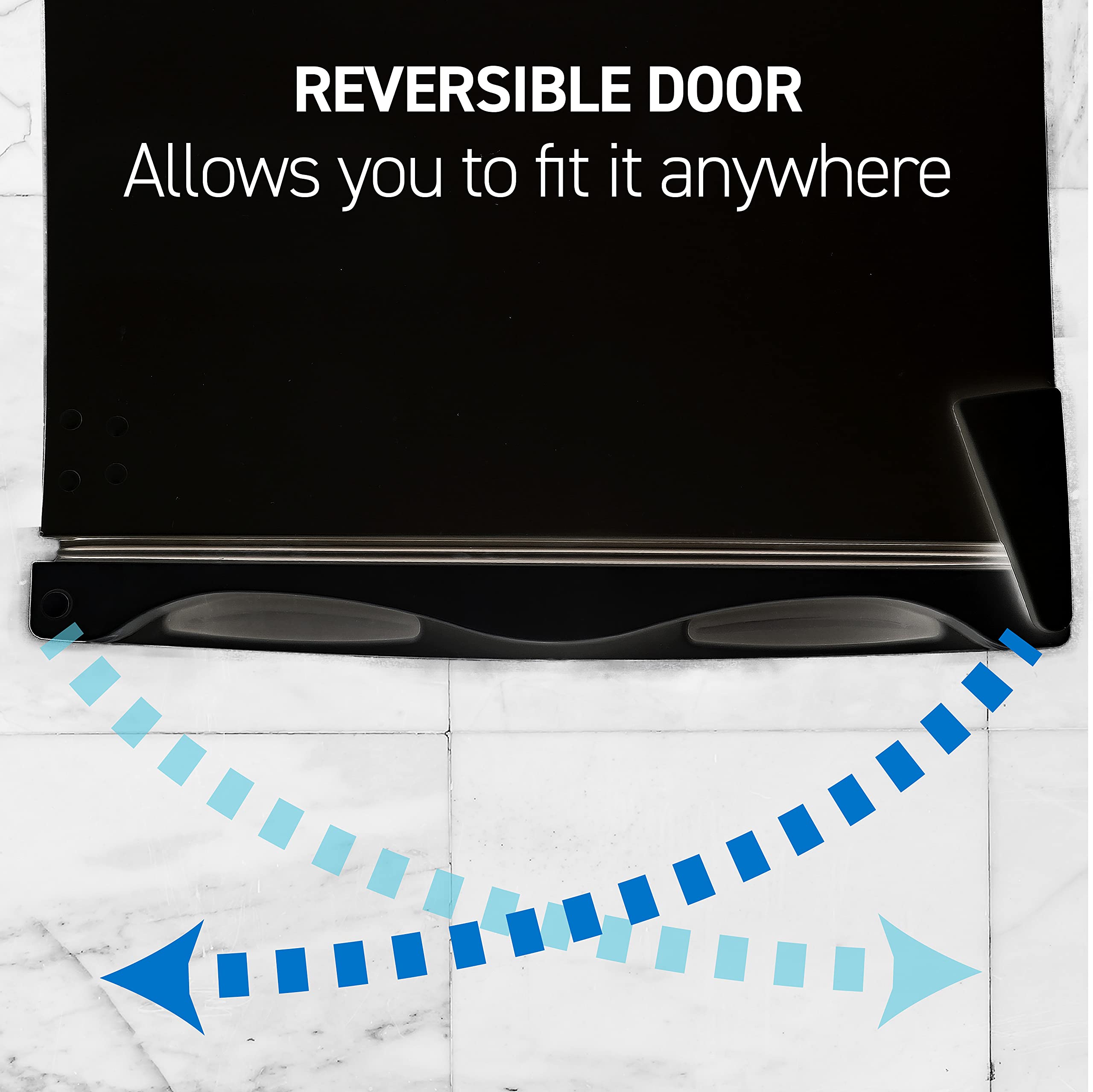 Commercial Cool Upright Freezer, Stand Up Freezer 5 Cu Ft With Reversible Door, Black on Fridge.com - View 4