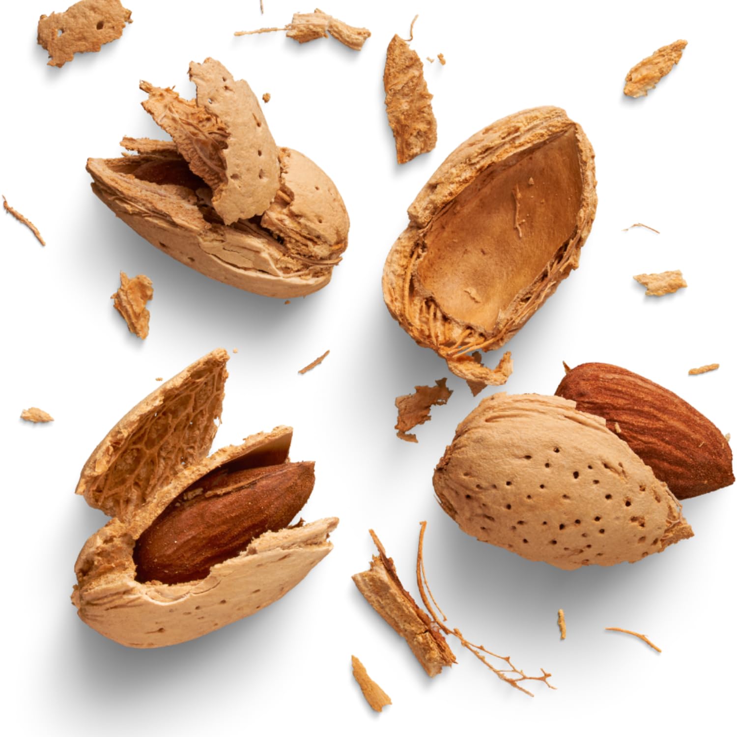 nut&me Almendras Tostadas con Cáscara 1 kg | Almendruco | 100% Naturales | Fuente de proteínas | Alto contenido en fibra | Sin gluten | Pack 2 x 500gr