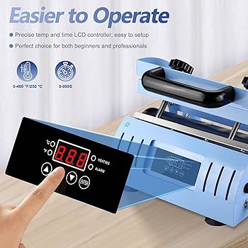 即納　ヒートプレス機　ハイグレード　1台 Amazon | ヒートプレスマシンコンボ 「8in1」 熱転写プレス