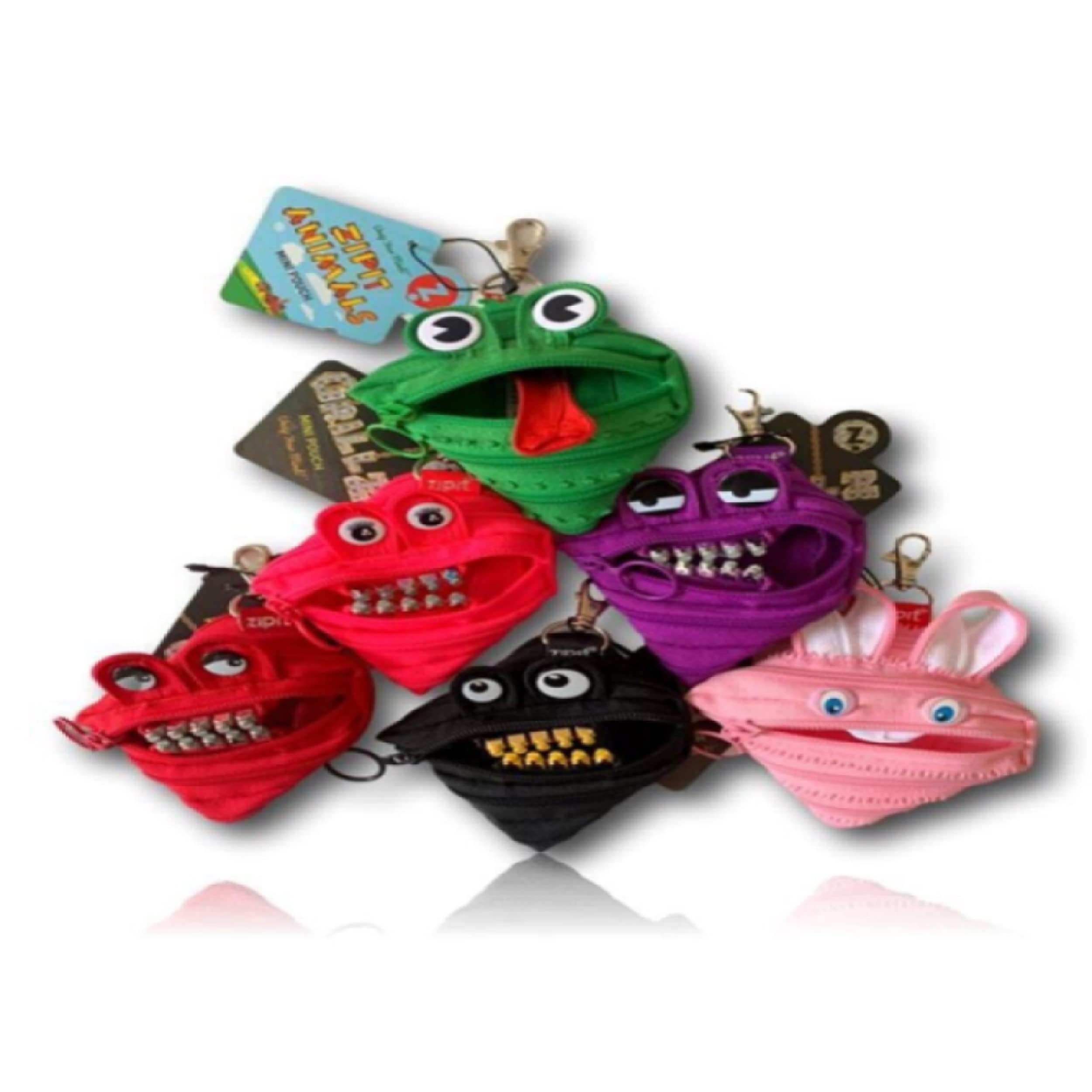 ZIPIT Monster Kalem Kutusu Coin Pouch (Red)
