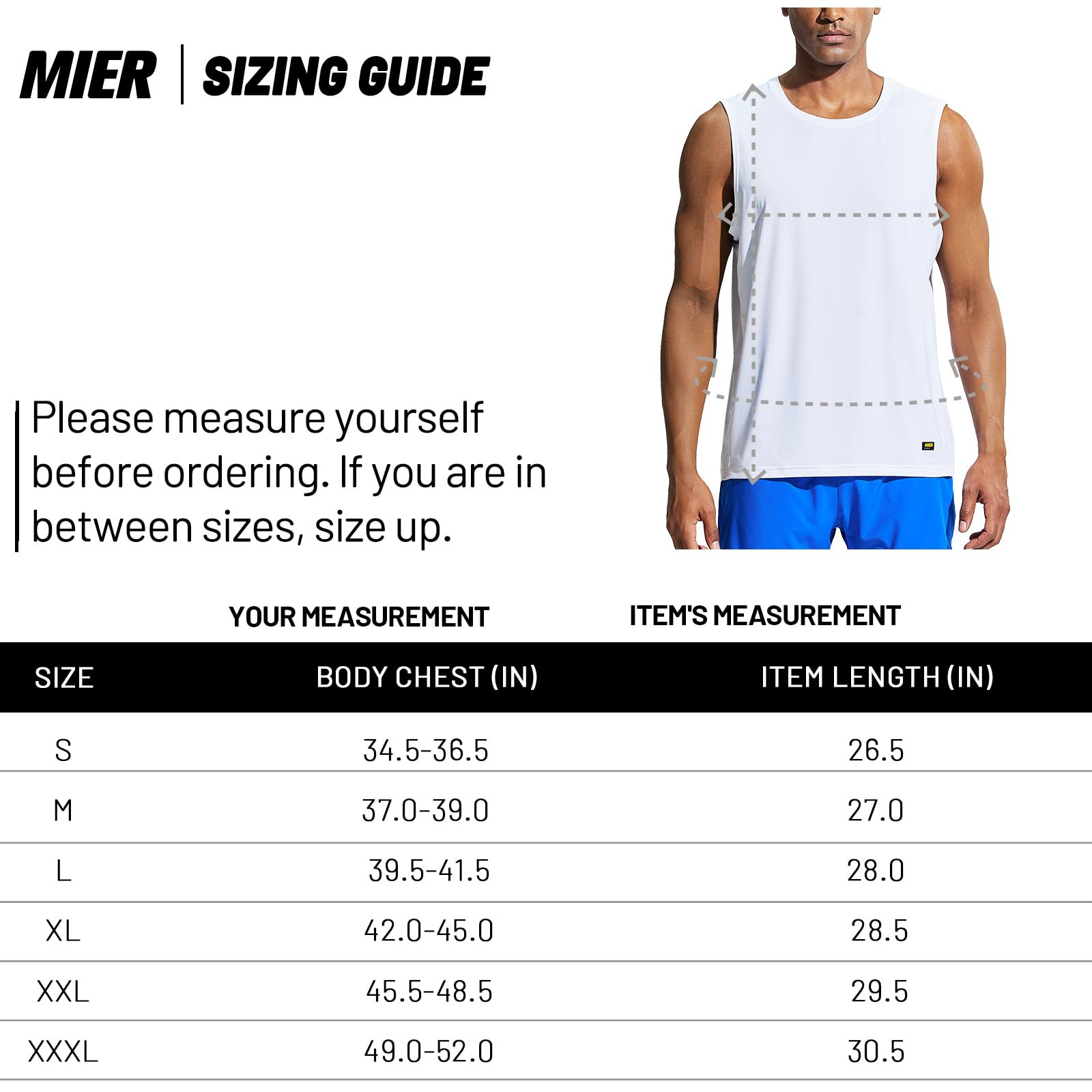 MIER Camiseta sin mangas para hombre, de ajuste seco, para correr, atletismo, gimnasio, deportes, entrenamiento, absorbe la humedad