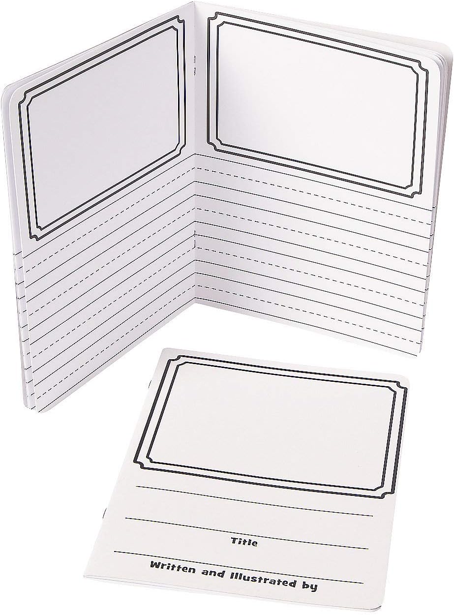 Blank Books for Kids to Write Stories - 24 Pack Bulk Journals for Kids, Make Your Own Book Kit for Classroom Writing Activities, Draw and Write Journal for Creative Story Writing Notebooks