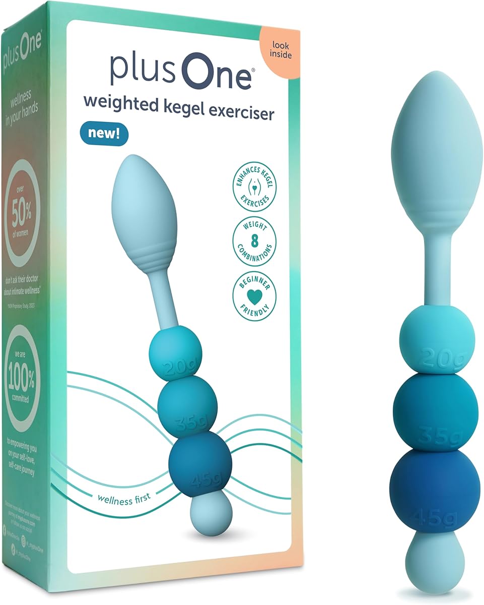 plusOne Kegel Trainer, Pelvic Floor Exercises