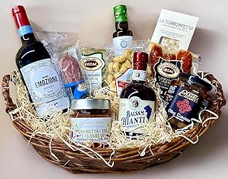 Feinkost Premium Geschenkkorb BELLA ITALIA mit ausgesuchten italienischen Delikatessen Spezialitäten - Geschenkset Italien