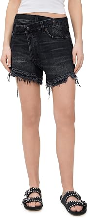 R13 Womens Cross Over Shorts