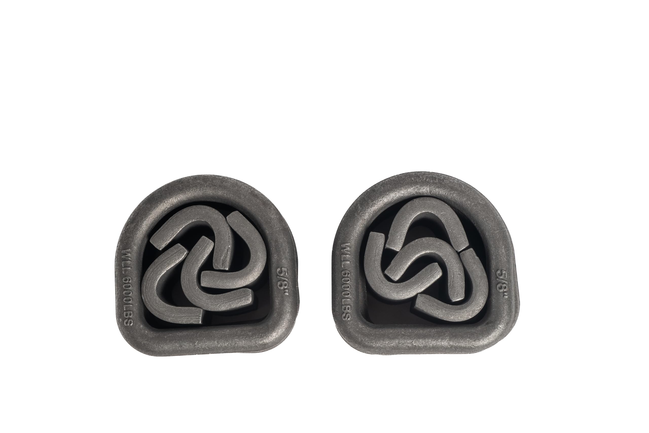 Hi Gear, cinghia a cricchetto con anello a D saldato, capacità di carico di 8,16 cm, 10 pezzi