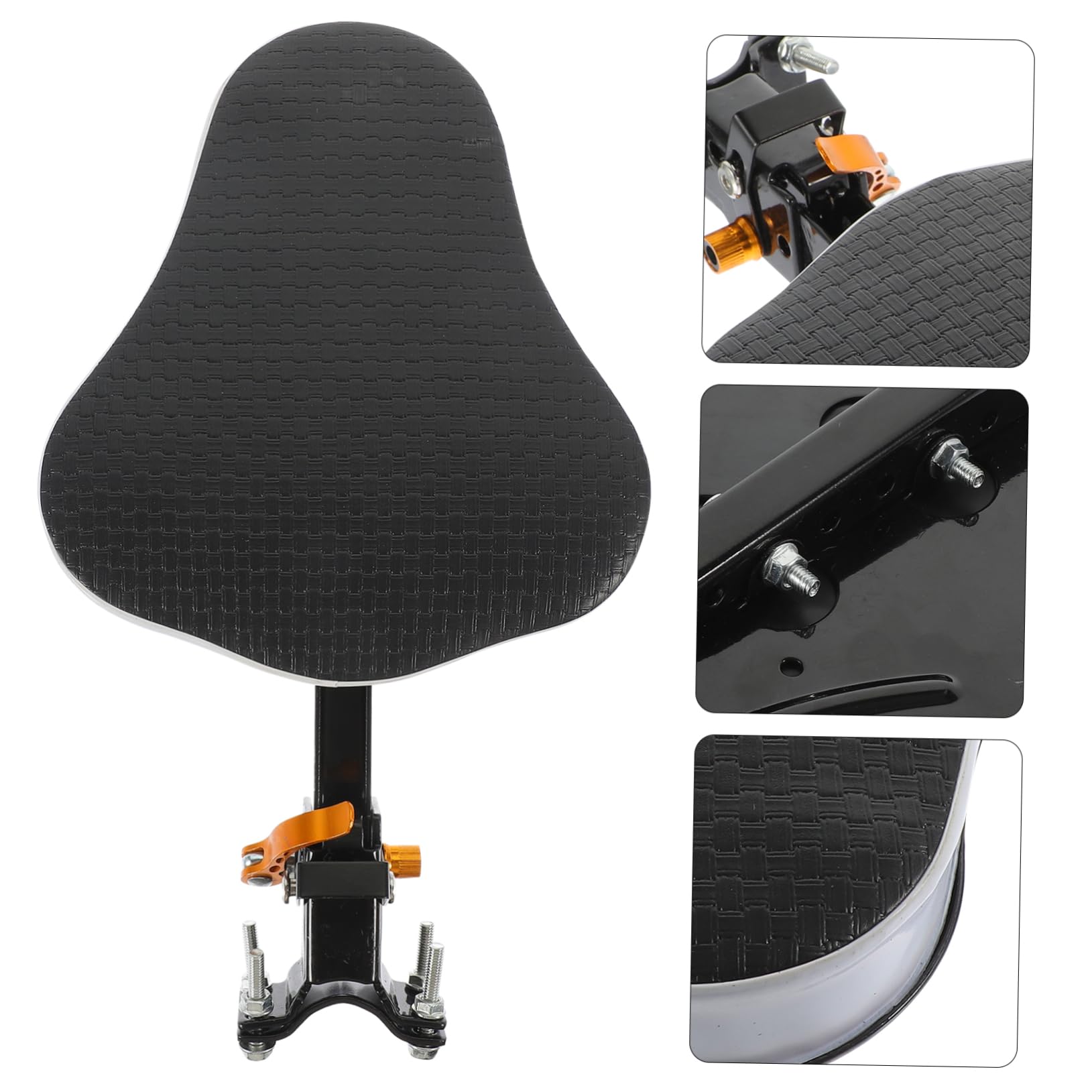 SOIMISS para de Bicicleta para Delantero eléctrico para Frente Ergonómico pequeño montado prepuesto de Seguridad prepuesto Negro