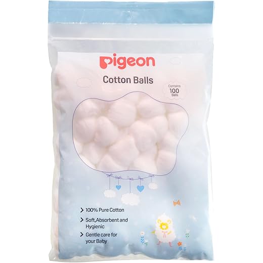 Pigeon Cotton Balls Soft Absorbent Pack of 100