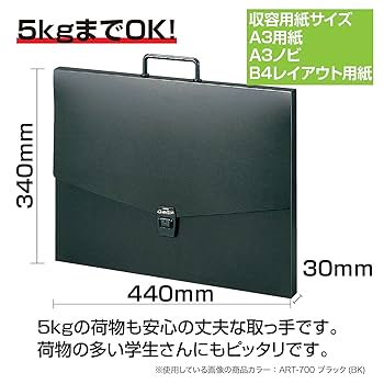 【在庫SALE】BiS 掲載ページ(約A3サイズ)#6833 Amazon.co.jp: セキセイ アルタートケース A3 ブラック ART-700