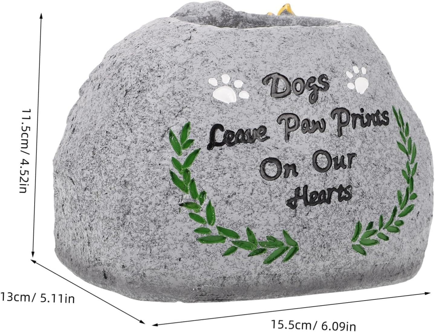Resin Pet Cemetery Memorial Planter Decoration