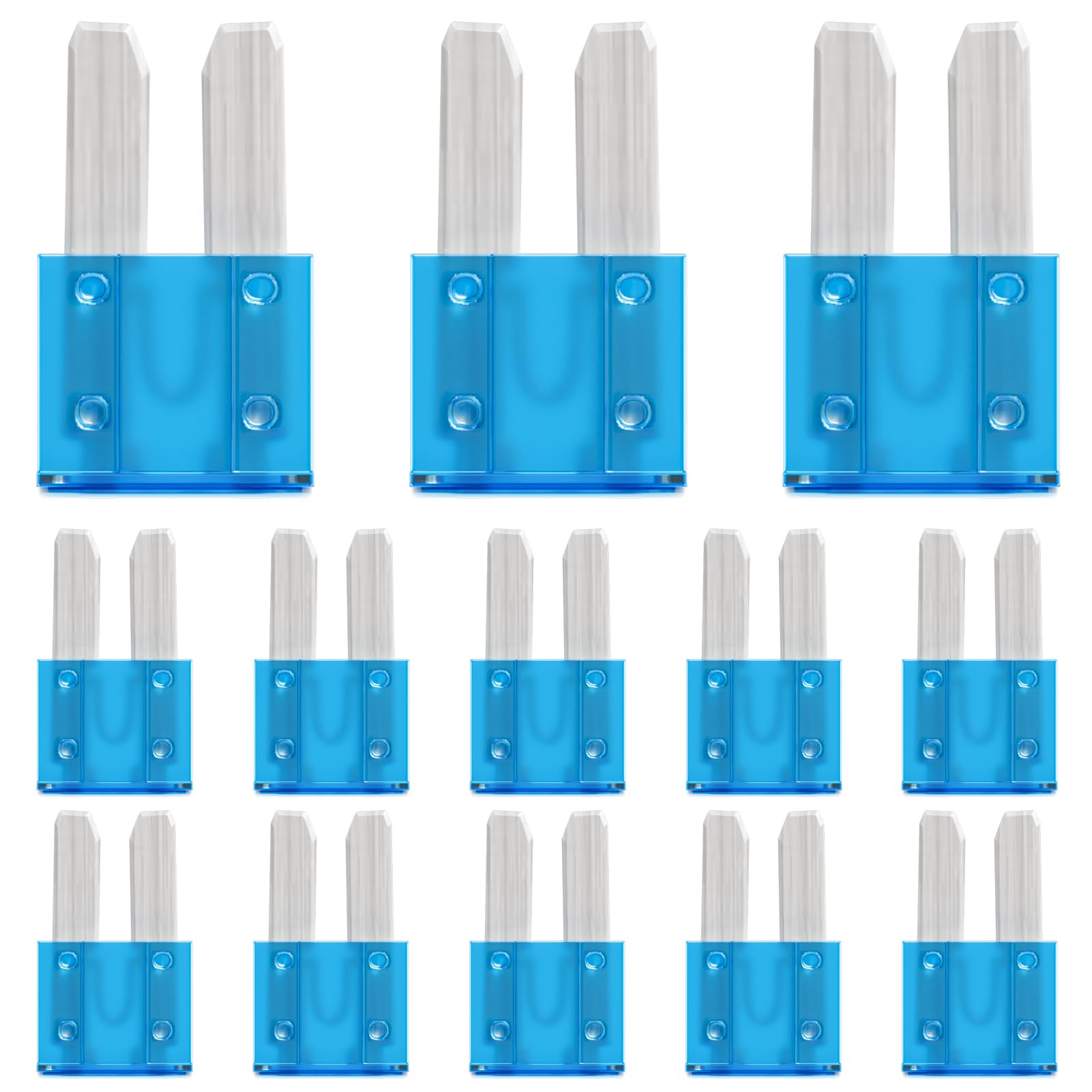 ALLECIN 15 Amp Micro2 Fuse 15Amp Micro 2 Car Fuses 15A Automotive APT ATR Blade Fusibles para Autos for RV Vehicle Truck Motorcycle Boat (Pack of