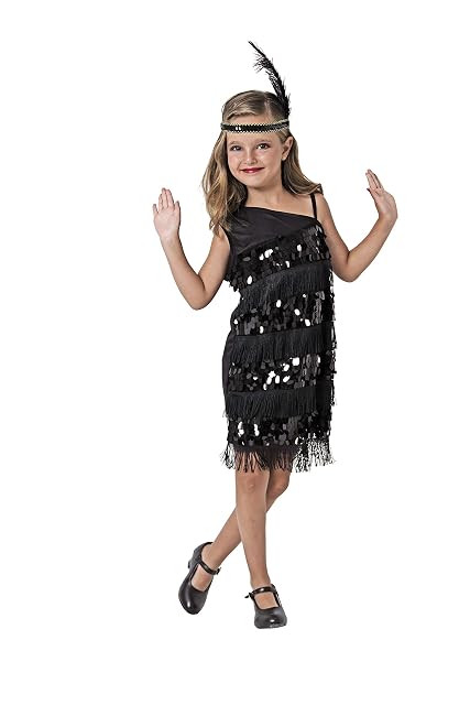 Costumizate! Disfraz de Charleston talla 10-12 especial para niños fiestas de disfraces o carnaval