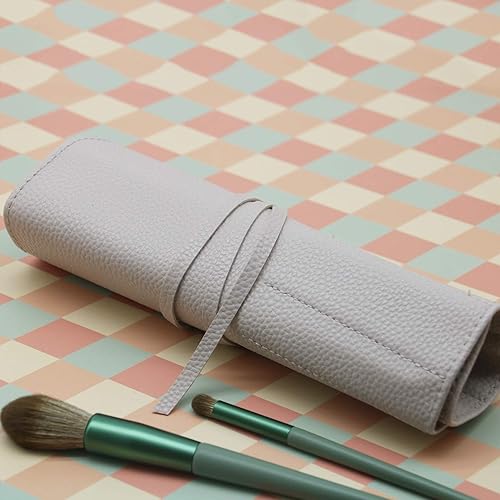 Miniatura 5 de Soporte para brochas de maquillaje, organizador de cepillos, estuche rodante, bolsa de cosméticos para viajes, bolsa portátil con ruedas, bolsa de