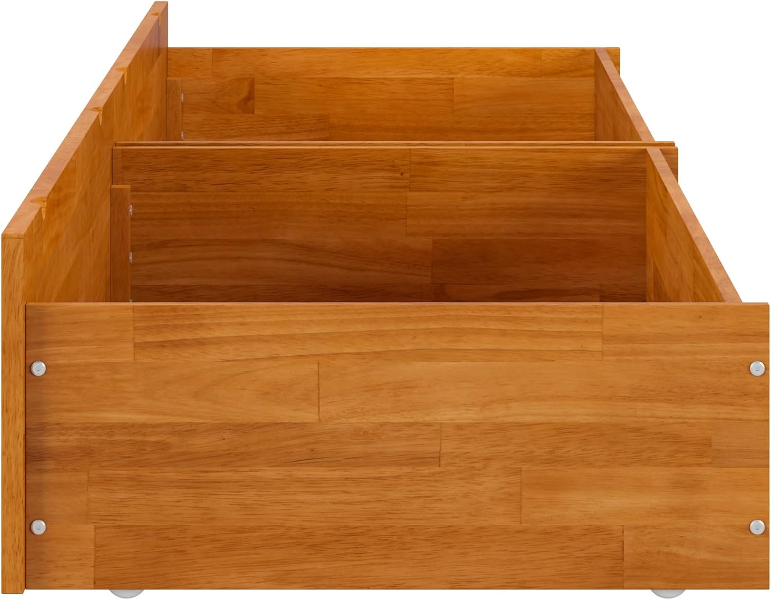 AFI Queen/King/Twin XL Under Bed Storage Drawers (Set of 2), Light Toffee