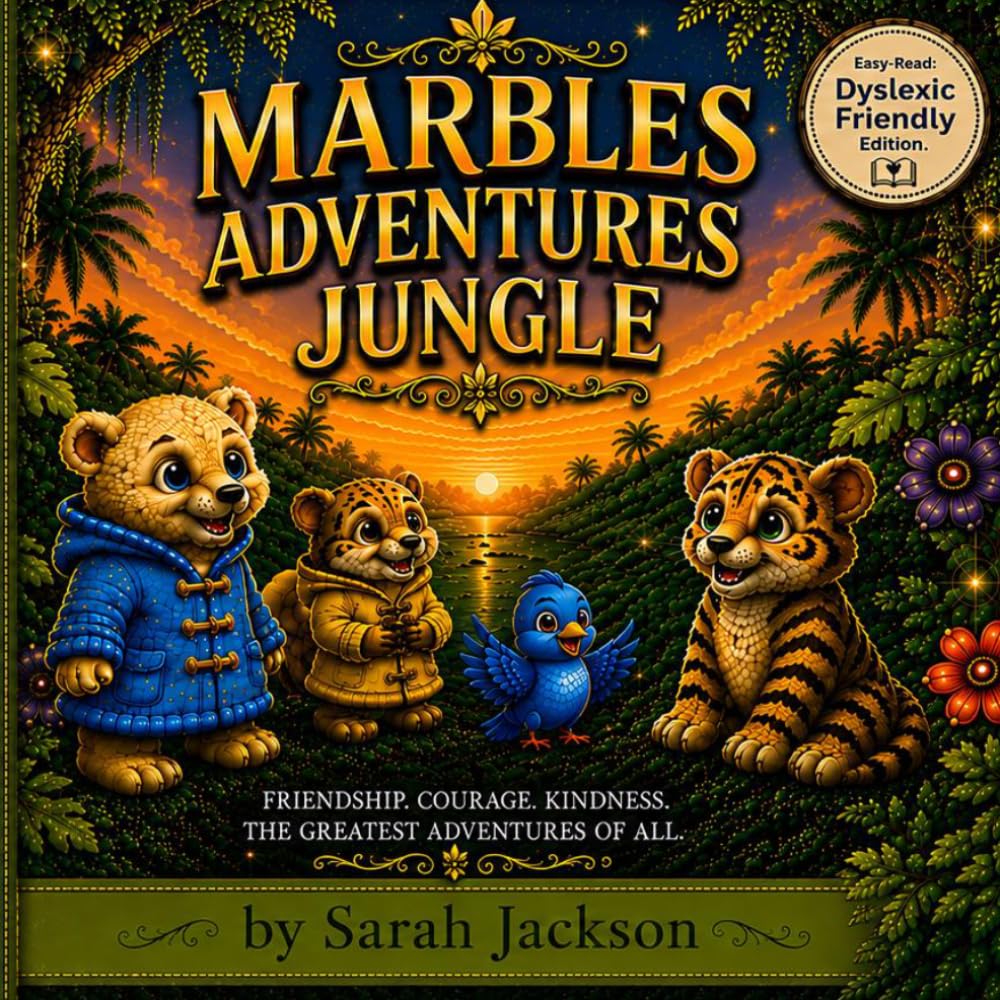 Marbles Adventures: Jungle Dyslexic Friendly Edition