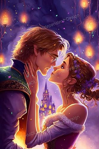 Pintura de diamantes Confesiones bajo fuegos artificiales  Para adultos y niños, kit de arte bordado de diamante redondo completo DIY Castillo