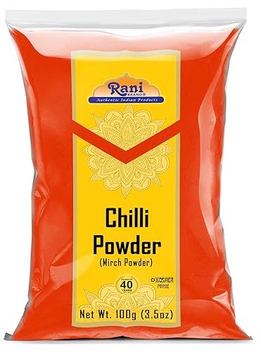 Rani - Polvo de chile Mirchi especia india molida 35 onzas 353oz Todo natural sin sal Vegano Sin colores Apto para gluten Sin OMG Origen indio